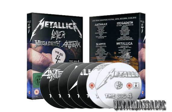 The Big 4: Live from Sofia, Bulgaria albumRender